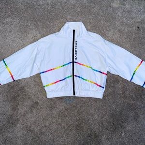 Croptop rainbow exclusive raincoat
